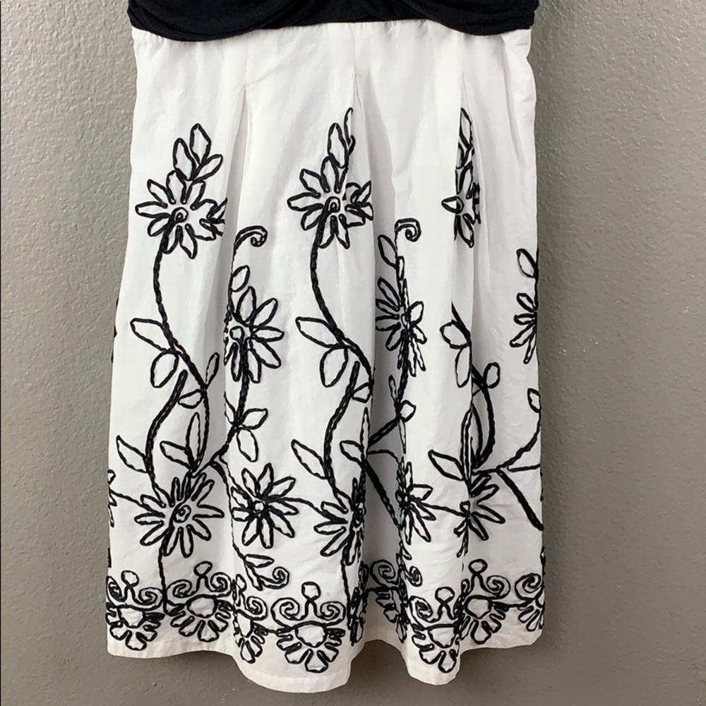 Ronni Nicole black white fit & flare dress - Picture 3 of 8